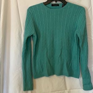 Teal cashmere sweater